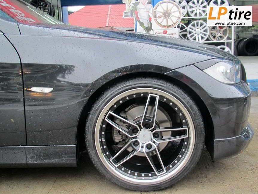 BMW 3 Series E90 325i + แม็กลาย AC Schnitzer Tyre VIII 19นิ้ว สีดำหน้าเงา