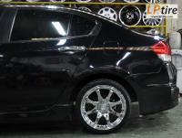 Honda City + ล้อแม็ก KATANA GTR SPORT 3712 17นิ้ว สีโครเมี่ยม + ยาง ZEETEX 205/40-17