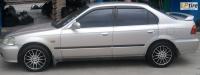 Honda Civic + ล้อแม็ก SSW Ambri (S125) 17นิ้ว สีดำหน้าเงา + ยาง SIME TYRE A300 195/50-15