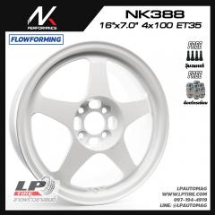 ล้อแม็ก NK รุ่น NK388 FlowForming 6.0kg (Spoon) 16นิ้ว สีWhite