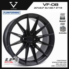 ล้อแม็ก VAGE Wheels รุ่น VF08 FlowForming 10.60 kg 20นิ้ว สีดำด้าน