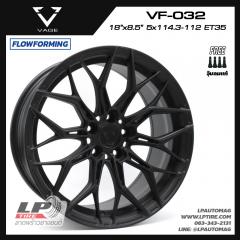 ล้อแม็ก VAGE Wheels รุ่น VF032 FlowForming 9.00kg 18นิ้ว สีดำด้าน