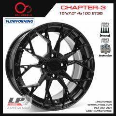 ล้อแม็ก ORI Wheels รุ่น CHAPTER-3 FlowForming 5.4kg 15นิ้ว สีดำเงา