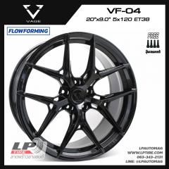 ล้อแม็ก VAGE Wheels รุ่น VF04 FlowForming 10.55kg 20นิ้ว สีดำเงา