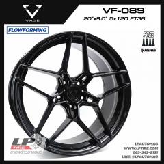 ล้อแม็ก VAGE Wheels รุ่น VF08S FlowForming 10.8 กก 20นิ้ว สีดำเงา