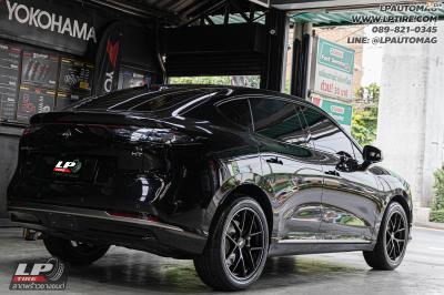 รถ - AION HYPTEC HT ล้อแม็ก - AOW-009 (AOW009) FlowForming ดำขอบเงา สเปค - 20x8.5 ET35 5x120 ใช้ยางเดิม