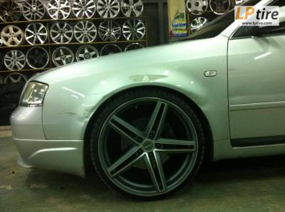 Audi A6 เปลี่ยนแม็ก Vossen CV5 หน้า 8.5 หลัง9.5-20