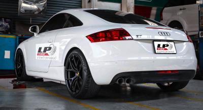 #AUDI#TT จัดแม็ก #FIR-601 F 19x8 ET35 5x112 #ดำด้าน + #FIR-616 R 19x9.5 ET38 5x112 #ดำด้าน ใส่ยางเดิมสวยงามลงตัว