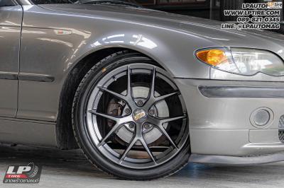 รถ - BMW 318 I ล้อแม็ก - K-speed FIR FlowForming Hyper Dark สเปค - 18x8.5 ET35 5x120 สเปค - 18x9.5 ET35 5x120 ยาง - LENSO D-1CS เบอร์- 235/40-18