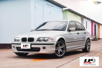 BMW 3 Series E46 318i มาเปลี่ยนล้อชุดแต่ง M-6 ขนาด 17x8 5H120 ET35
พร้อมยางญุี่ปุ่น 225/45R17 ALLIANCE AL30 MADE IN JAPAN (by YOKOHAMA) ปี20