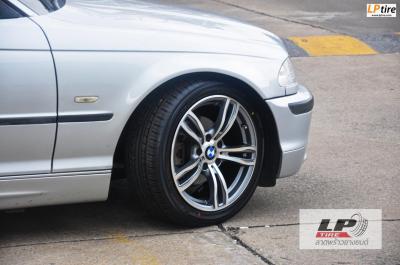 BMW 3 Series E46 318i มาเปลี่ยนล้อชุดแต่ง M-6 ขนาด 17x8 5H120 ET35
พร้อมยางญุี่ปุ่น 225/45R17 ALLIANCE AL30 MADE IN JAPAN (by YOKOHAMA) ปี20