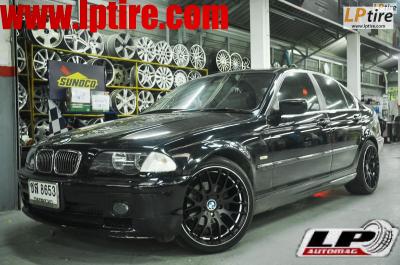 BMW 3Sereis E46 328i+แม็ก LTC CV2 18นิ้ว สีดำด้าน + ยาง YOKOHAMA V551 225/40-18