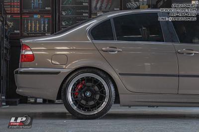 รถ -BMW 323I ล้อแม็ก -BBS LM ดำขอบเงา สเปค - 18x9 ET40 5x120 สเปค - 18x8 ET40 5x120 ยาง - LENSO D-1CS เบอร์ -235/40-18