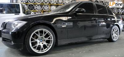 BMW 3 Series E90 320i + ล้อแม็กลาย BBS MotorSport 18นิ้ว สีHyper Silver + ยาง DURUN A-ONE 225/40-18