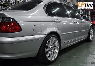 BMW Series3 E90 318i + ล้อแม็ก M-Sport 17นิ้ว สีHyper Silver + ยาง DUNLOP LM703 215/45-17