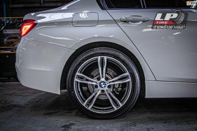 รถ - BMW 320 I ล้อแม็ก - TAW TM3399 M-6 (M6) เทากลึงหน้าเงา สเปค - 18x8 ET35 5x120 รัดยาง - YOKOHAMA V552 เบอร์- 225/45-18