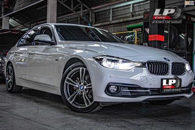 รถ - BMW 320 I ล้อแม็ก - TAW TM3399 M-6 (M6) เทากลึงหน้าเงา สเปค - 18x8 ET35 5x120 รัดยาง - YOKOHAMA V552 เบอร์- 225/45-18