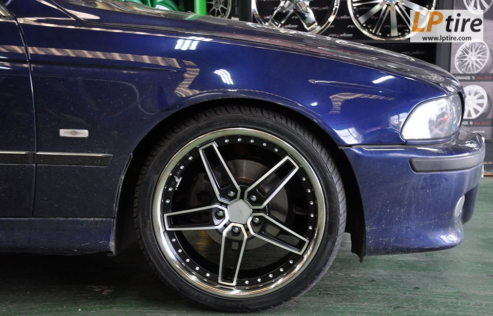BMW 5 Series E39 ซีรีย์5 523i + ล้อแม็กลาย AC Schnitzer Tyre VIII 19นิ้ว สีดำหน้าเงา + ยาง JINYU YU61 245/35-19