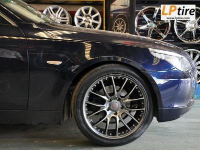 BMW 5 Series E60 525i + ล้อแม็กลาย Breyton GTP 19นิ้ว สี Hyper Black + ยาง NITTO INVO หน้า 245/40-19 หลัง 275/35-19