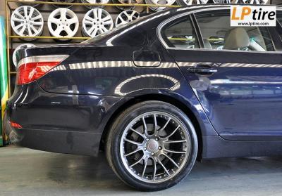 BMW 5 Series E60 525i + ล้อแม็กลาย Breyton GTP 19นิ้ว สี Hyper Black + ยาง NITTO INVO หน้า 245/40-19 หลัง 275/35-19