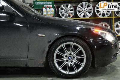 BMW 5 Series E60 520i + ล้อแม็ก M10 18นิ้ว สีHyper Silver + ยาง FALKEN 235/45-18 ZE912