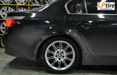 BMW 5 Series E60 520i + ล้อแม็ก M10 18นิ้ว สีHyper Silver + ยาง FALKEN 235/45-18 ZE912