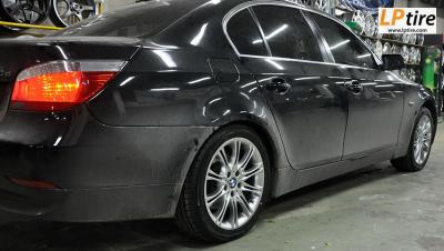 BMW 5 Series E60 520i + ล้อแม็ก M10 18นิ้ว สีHyper Silver + ยาง FALKEN 235/45-18 ZE912