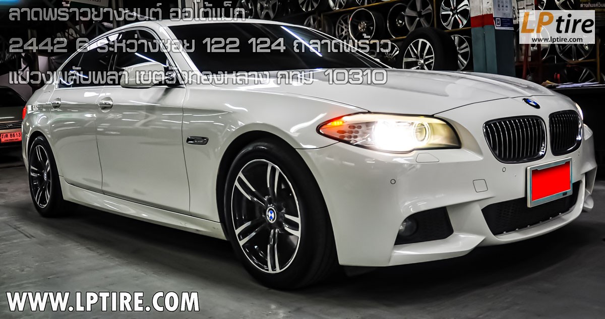 BMW 5 Series F10 + แม็กลาย M6 TAM164 18นิ้ว สีดำหน้าเงา