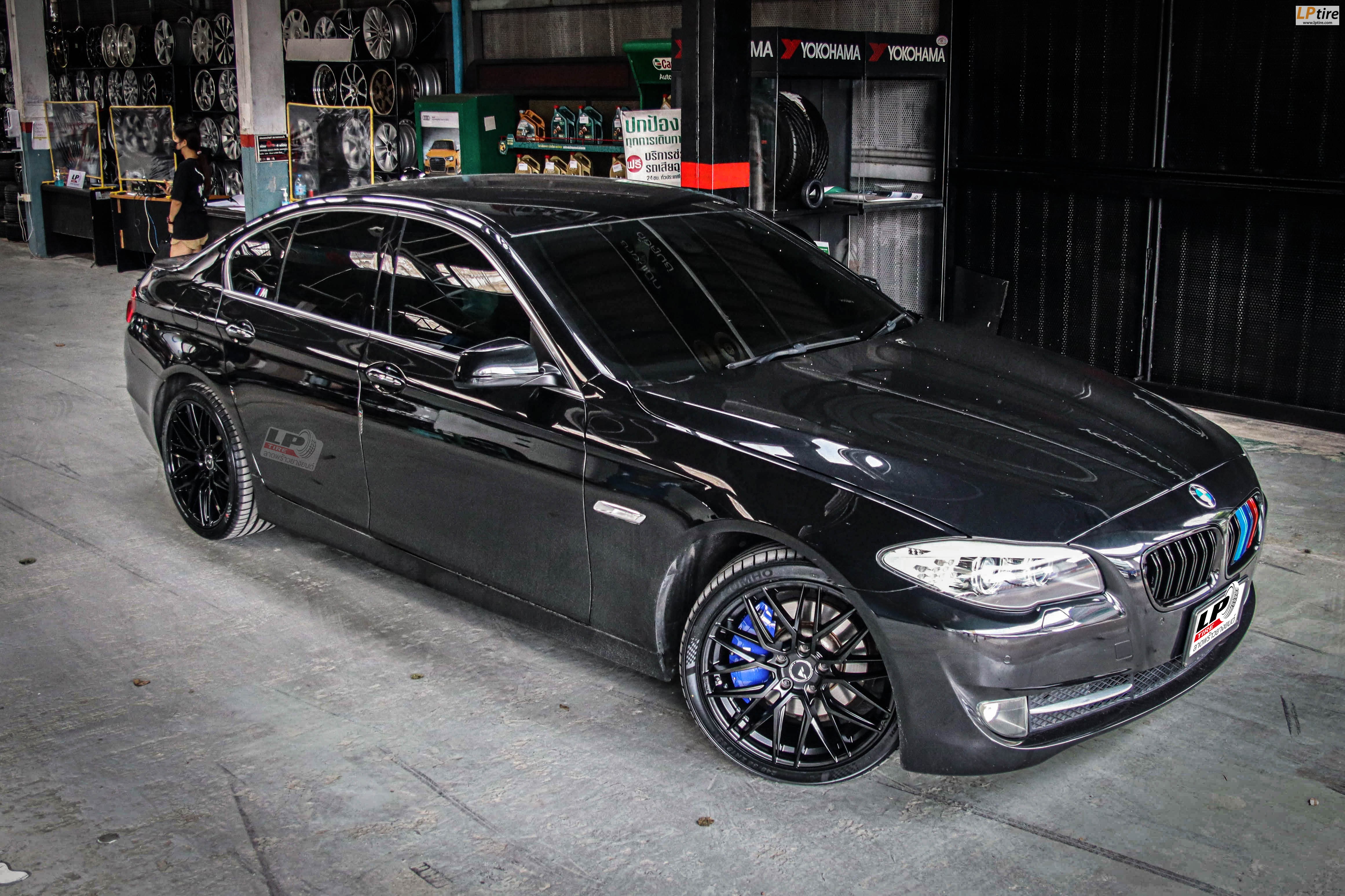 BMW 5 Series F10 520d จัดล้อแม็ก MGW MF1202 หน้า19x8.5 หลัง 19x9.5 5x120 ET38 รัดยาง - KUMHO ECSTA PS71 หน้า 245/35R19 หลัง 275/30R19