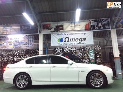 BMW 5 Series F10 520D จัดหล่อไปกับล้อแม็กลาย Concept Cs ขอบ 18 นิ้ว ET34 สี Hyper Black พร้อมด้วยยาง CONTINENTAL MC5 245/45-18 หล่อ เนี๊ยบ เฉียบ สุด สุด