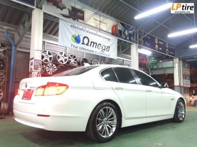 BMW 5 Series F10 520D จัดหล่อไปกับล้อแม็กลาย Concept Cs ขอบ 18 นิ้ว ET34 สี Hyper Black พร้อมด้วยยาง CONTINENTAL MC5 245/45-18 หล่อ เนี๊ยบ เฉียบ สุด สุด