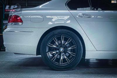 รถ - BMW 730Li ล้อแม็ก - JAZZ AUTO M-TECHNIC (RB099) สีดำด้านหน้าเงาด้าน สเปค - 19x8.5 -19x9.5 5x120 ET20 รัดยาง - KUMHO ECSTA PS71 เบอร์ - 245/45-19-275/40-19