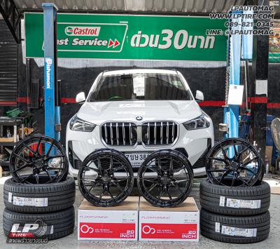 รถ - BMW X1 ล้อแม็ก - ORI WHEELS CHAPTER-MVP04 FlowForming V-BLACK สเปค - 20x9 ET37 5x112-5x114.3 ยาง - MICHELIN Pilot Sport 4S เบอร์ - 245/40-20