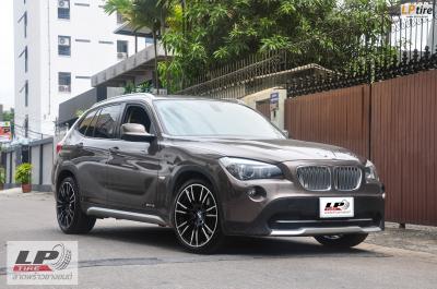 BMW X-1 มาจัดหล่อกับแม็กลาย M-5 ขนาด 19x8.5 / 19x9.5 ดำหน้าเงา จับคู่กับยาง PIRELLI PZERO PZ4 225/40-19 / 255/35-19 สวยมากครับ