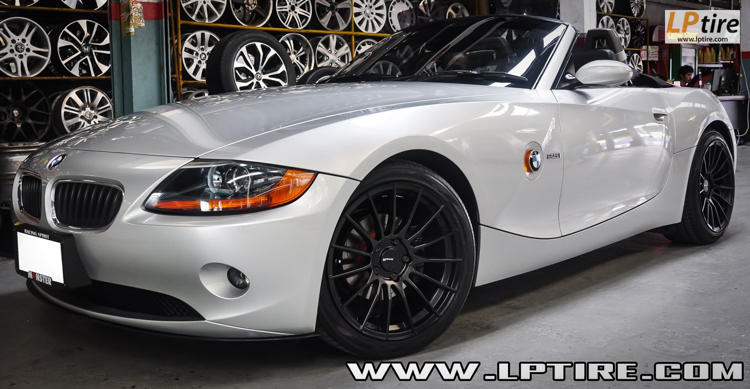 BMW Z4 E85 + แม็ก RS05 RR หน้า 8.5 หลัง 9.5 18นิ้ว สีดำด้าน