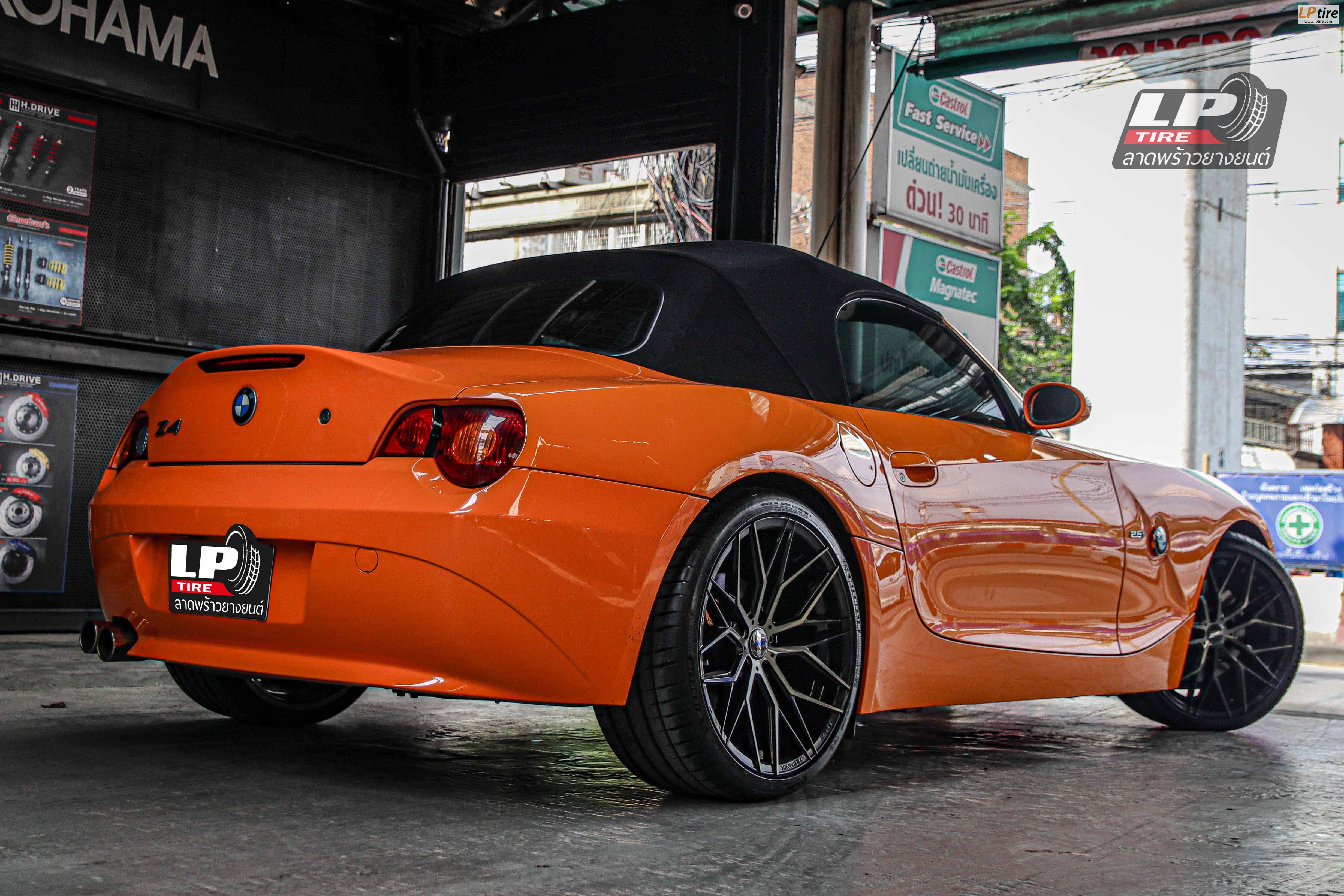 รถ - BMW Z4 I (E85) ล้อแม็ก - 305FORGED FT-107 ดำเงากลึงหน้าเคลือบแลคชา สเปค - 19x8.5 ET32 5x120 ล้อแม็ก - 305FORGED FT-107 ดำเงากลึงหน้าเคลือบแลคชา สเปค - 19x9.5 ET35 5x120 รัดยาง - MICHELIN Pilot Sport 4 เบอร์ - 235/35-19 รัดยาง - MICHELIN Pilot Sport 4
เบอร์ - 265/30-19