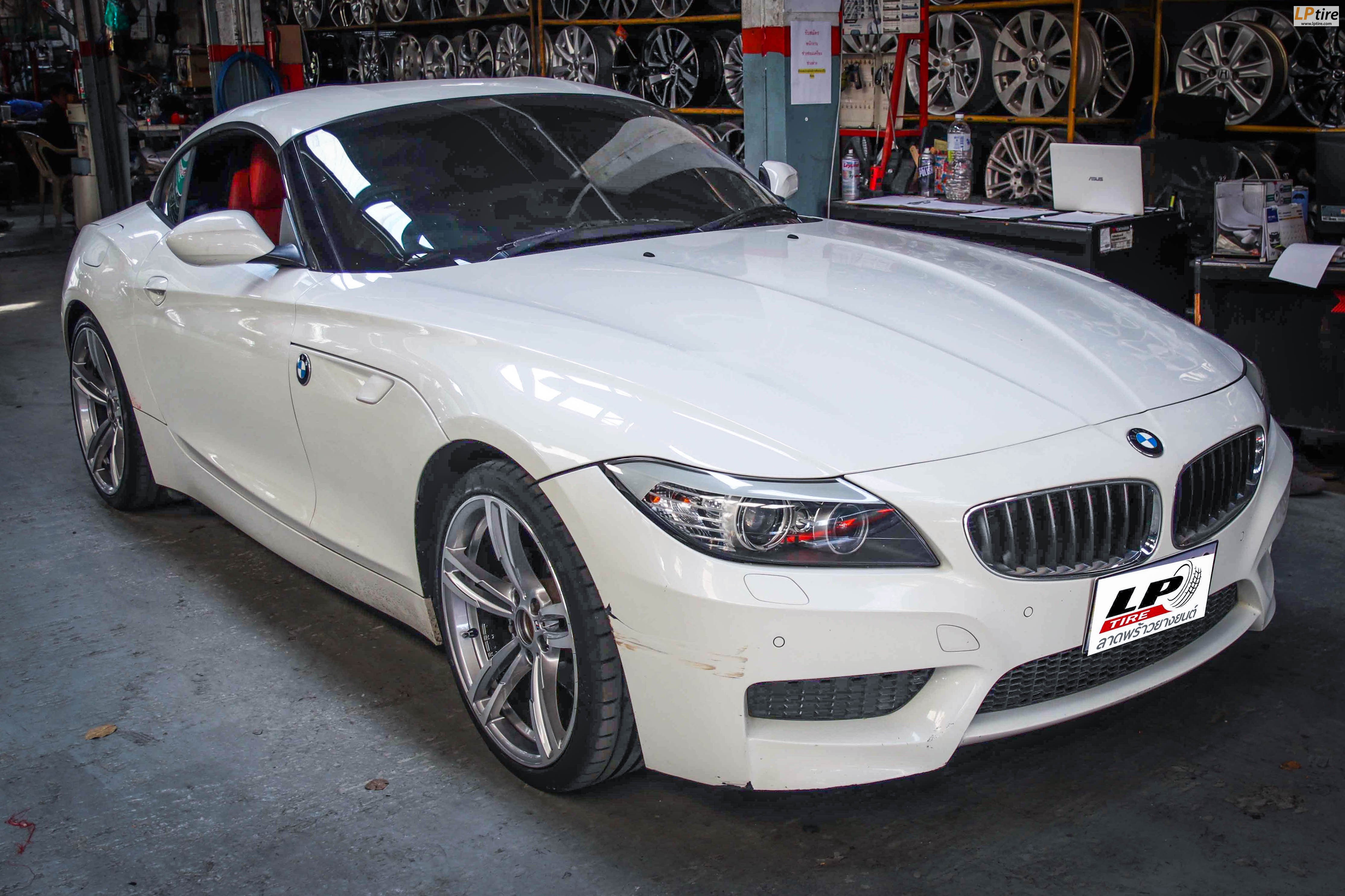 BMW Z4 E89 จัดแม็ก TM164 (M6) 19x8 ET35 5x120 #ไททาเนี่ยมหน้าเงา + ล้อแม็ก #TM164 (M6) 19x9 ET40 5x120 #ไททาเนี่ยมหน้าเงา