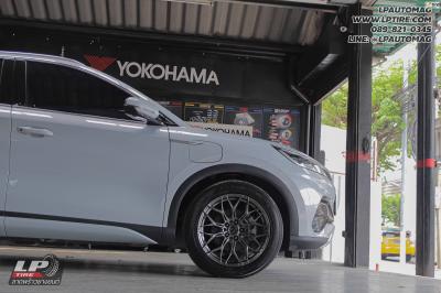 รถ - BYD ATTO 3 ล้อแม็ก - VAGE VF032 V-DARK สเปค - 18x8.5 ET35 5x114.3-5x112 ยาง -YOKOHAMA V552 เบอร์ - 235/50-18 ชุดโช๊คสตรัท - PROFENDER (พร้อมสปริงหลัง)