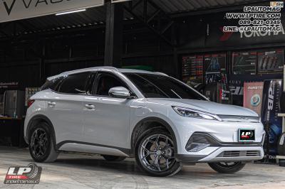 BYD ATTO 3 ล้อแม็ก -VAGE VFX01 FlowForming V-DARK สเปค - 18x8.5 ET35 5x112-5x114.3
ยางรถยนต์ - CONTINENTAL EcoContact 6 เบอร์ - 235/50R18