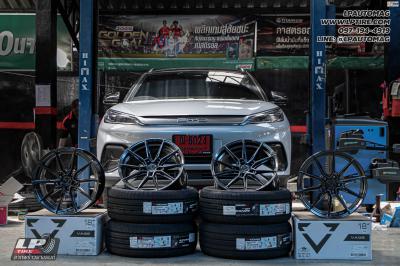 รถ -BYD ATTO 3 ล้อแม็ก - VAGE VF08 V-DARK สเปค -18x8.5 ET35 5x114.3-5x112 ยาง - YOKOHAMA V552 เบอร์ - 235/50-18