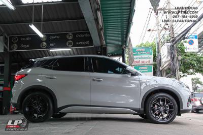 รถ - BYD ATTO 3 ล้อแม็ก - ENKEI ONX SP77 Pearl black สเปค -18x8 ET40 5x114.3 ยาง - YOKOHAMA V552 เบอร์ - 235/50-18