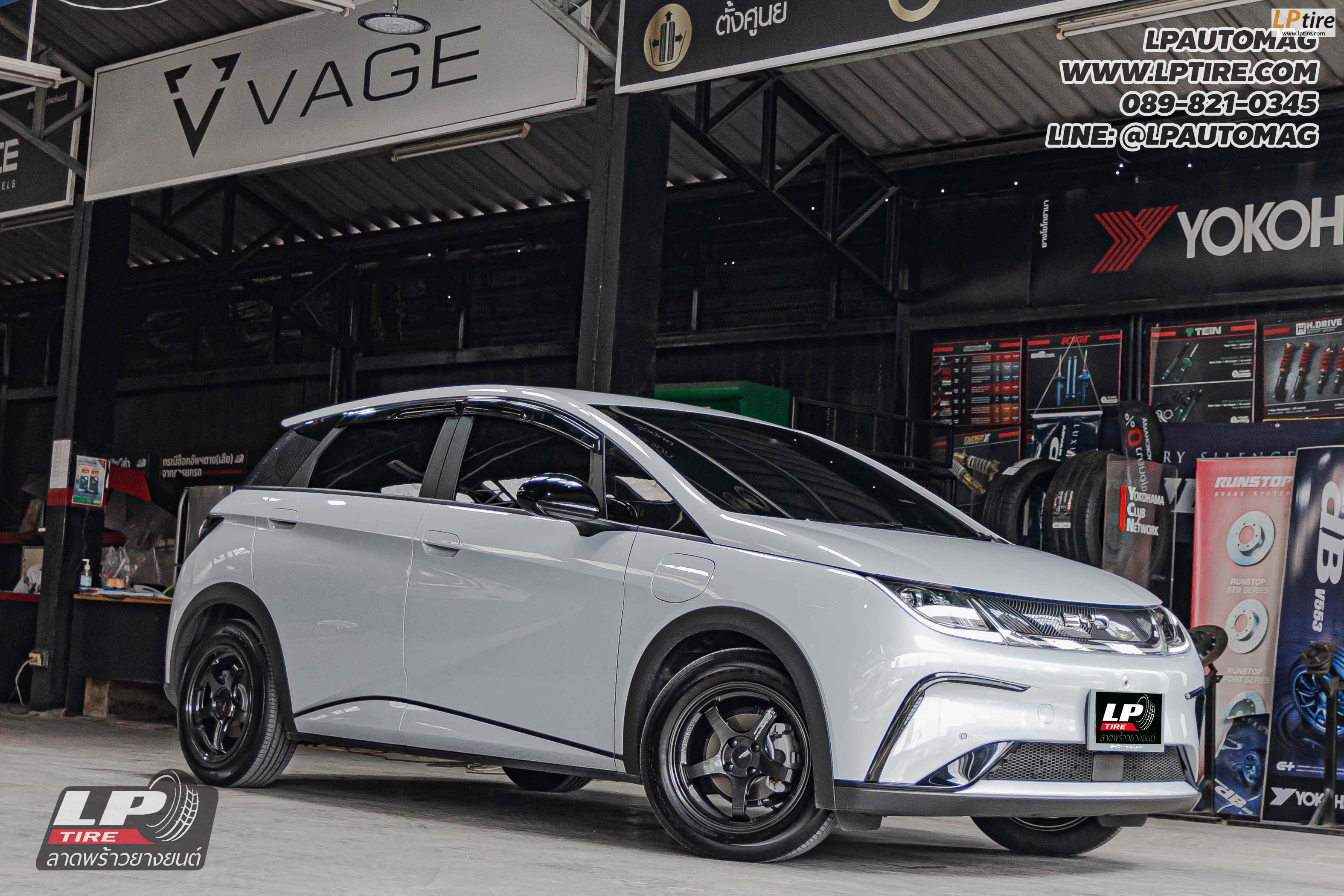 รถ - BYD Dolphin ล้อแม็ก - INSPI ADVAN GT BEYOND DGM สเปค - 16x7 ET35 4x100 ใช้ยางเดิม