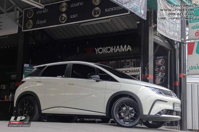 รถ - BYD Dolphin STD ล้อแม็ก - ORI WHEELS CHAPTER-4 FlowForming V-BLACK สเปค - 17x7.5 ET35 4x100 ยาง -MICHELIN PRIMACY 4 ST เบอร์ - 215/50-17