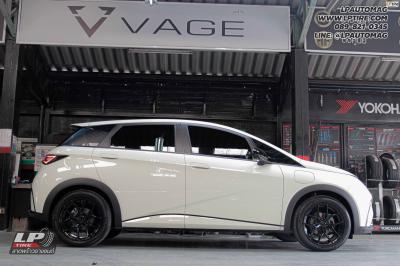 รถ - BYD Dolphin STD ล้อแม็ก - ORI WHEELS CHAPTER-4 FlowForming V-BLACK สเปค - 17x7.5 ET35 4x100 ยาง -MICHELIN PRIMACY 4 ST เบอร์ - 215/50-17