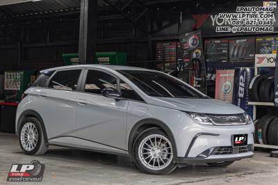 รถ - BYD Dolphin Standard ล้อแม็ก - SSW S254 RS05RR Silver สเปค - 17x8 ET35 4x100 ยาง - YOKOHAMA V553 เบอร์ -215/50-17 ชุดโช๊คสตรัท - Profender Drift Series
