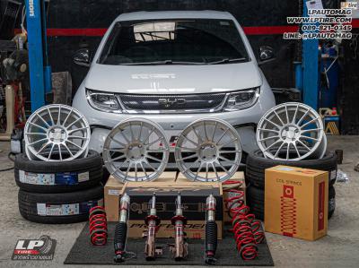 รถ - BYD Dolphin Standard ล้อแม็ก - SSW S254 RS05RR Silver สเปค - 17x8 ET35 4x100 ยาง - YOKOHAMA V553 เบอร์ -215/50-17 ชุดโช๊คสตรัท - Profender Drift Series