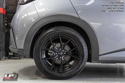 รถ - BYD Dolphin STD ล้อแม็ก - LENSO Jager Dyna ดำด้าน สเปค - 16x7 ET35 4x100 ใช้ยางเดิม