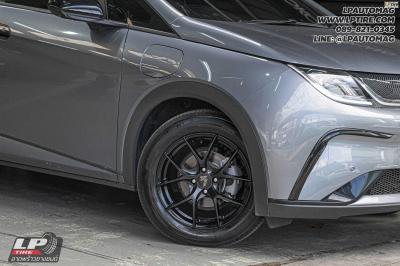 รถ - BYD Dolphin STD ล้อแม็ก - LENSO Jager Dyna ดำด้าน สเปค - 16x7 ET35 4x100 ใช้ยางเดิม