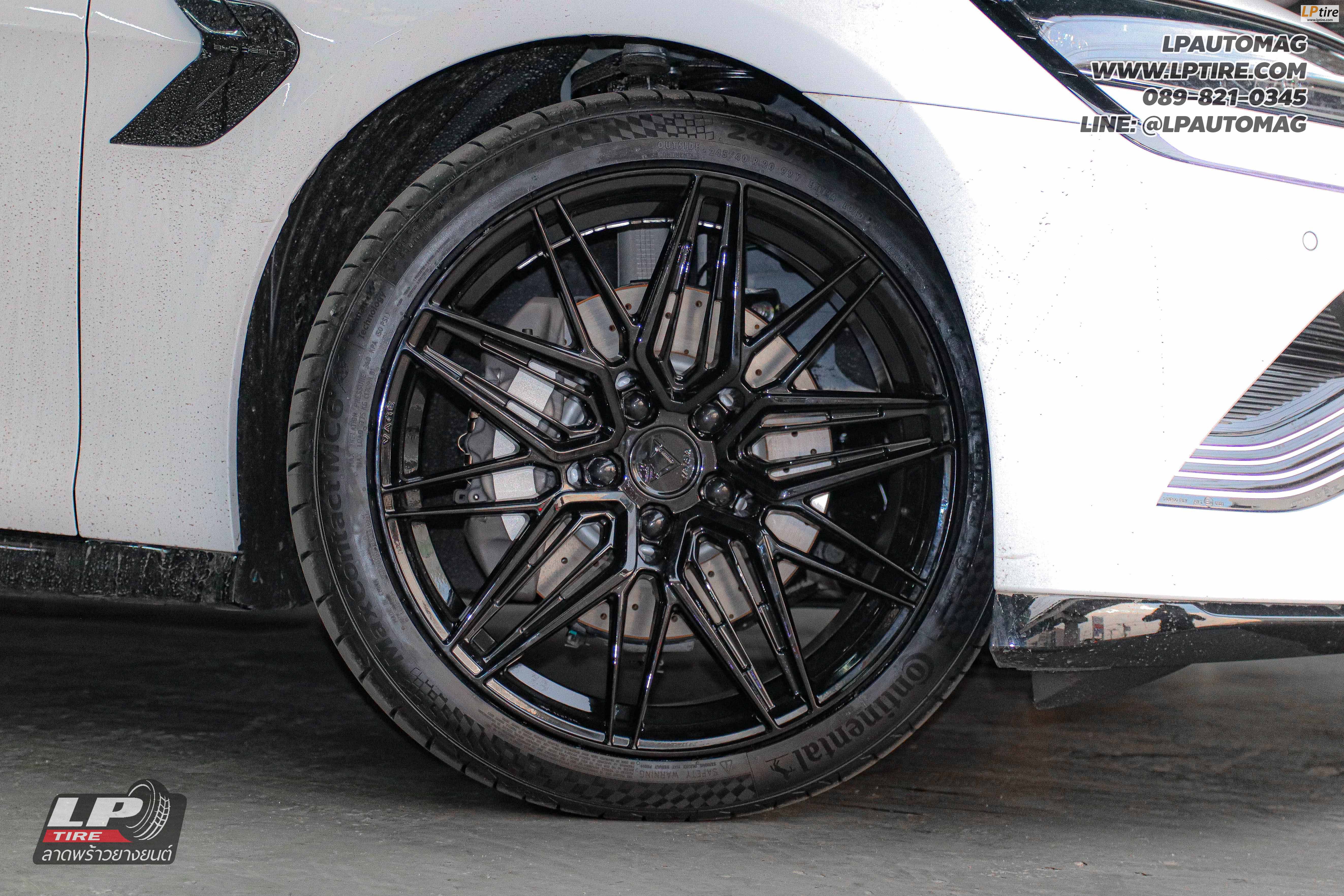 รถ - BYD SEAL ล้อแม็ก - VAGE VF09 BLACK สเปค - 20x8.5 ET35 5x120 ยาง - CONTINENTAL CONTACT MC6 เบอร์ - 245/40-20