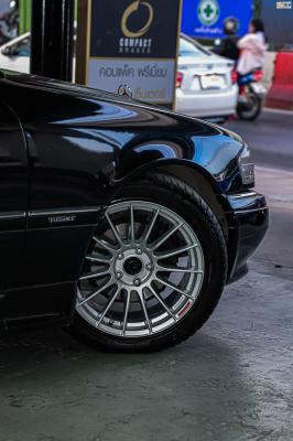 รถ - BENZ W202 ล้อแม็ก - MGW RR05RR (FF-05) Flowforming Hyper silver สเปค - 17x8 ET35 5x112-5x114.3 ยาง - sailun atrezzo zsr เบอร์ - 215/50-17